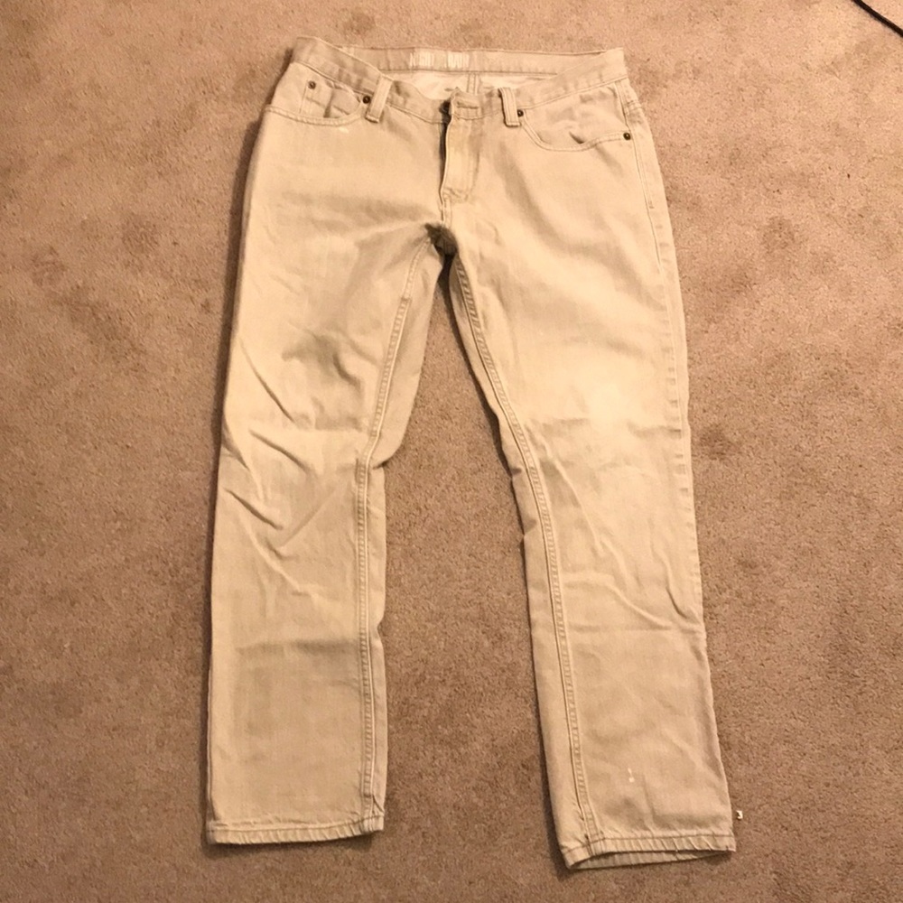 Free World Khaki Slim Straight Jeans